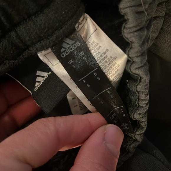 Hunter green sweatpants size small by adidas - Picture 3 of 4